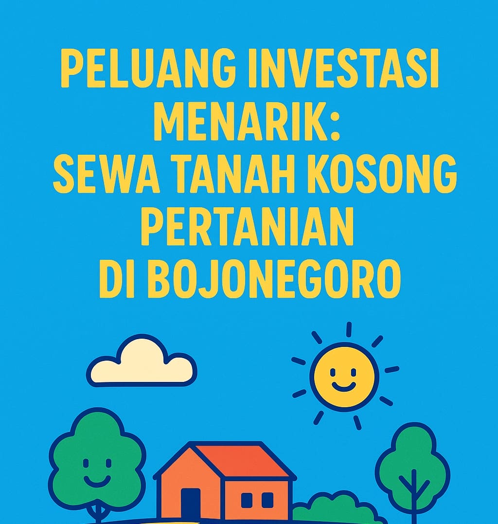 Peluang Investasi Menarik: Sewa Tanah Kosong Pertanian di Bojonegoro