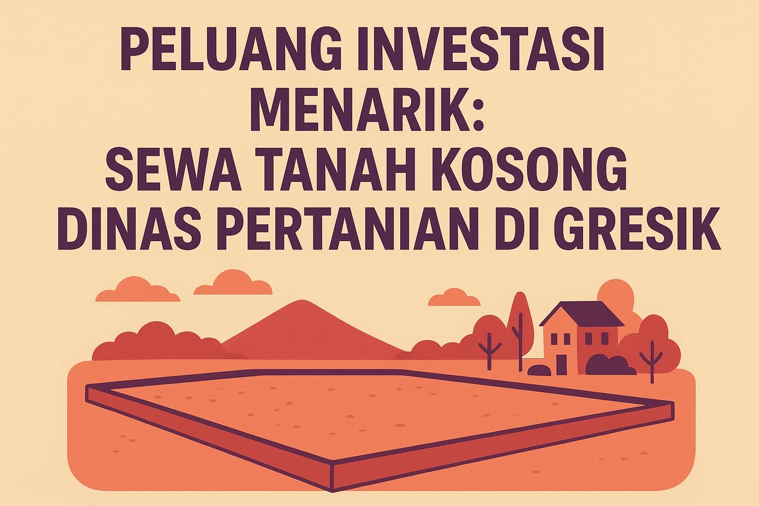 Peluang Investasi Menarik: Sewa Tanah Kosong Dinas Pertanian di Gresik