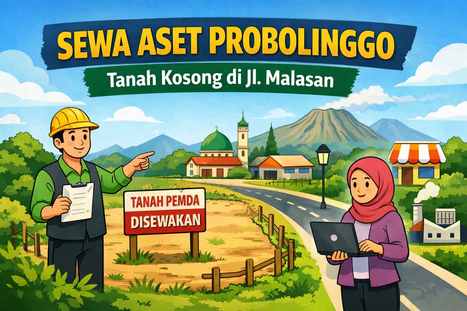 Sewa Aset Probolinggo: Tanah Kosong di Jl. Malasan Kabupaten Probolinggo
