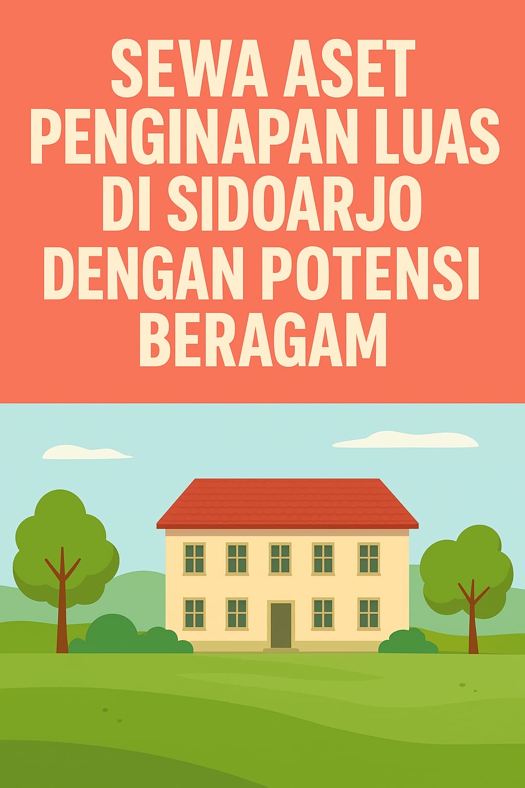 Sewa Aset Penginapan Luas di Sidoarjo dengan Potensi Beragam