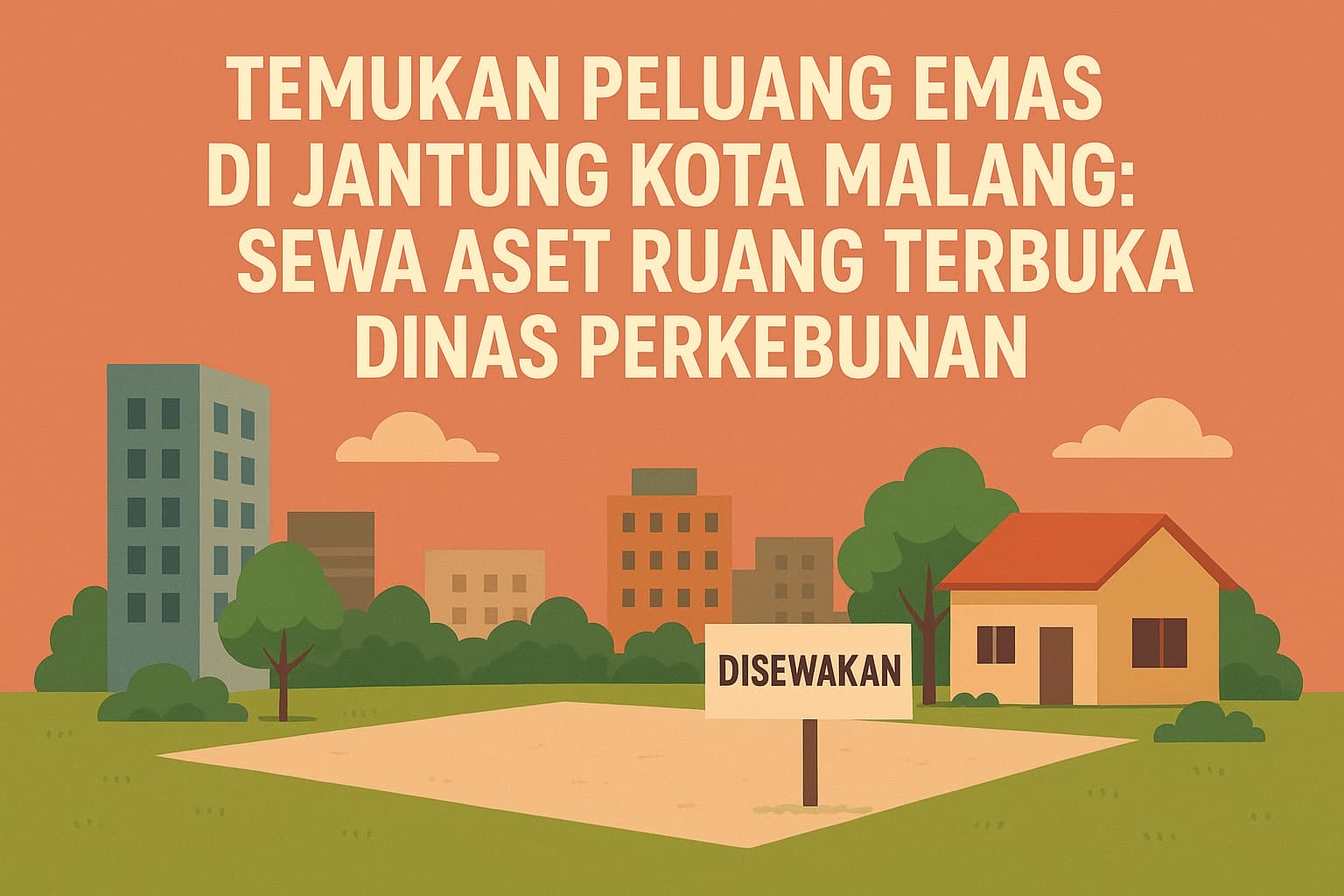 Temukan Peluang Emas di Jantung Kota Malang: Sewa Aset Ruang Terbuka Dinas Perkebunan