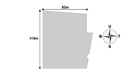 Denah Sewa Aset Ruang Terbuka UPT PPSAA Nganjuk di Ngawi, Kab. Ngawi - Jl. K.H. Ahmad Dahlan