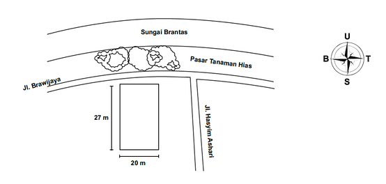 Denah Sewa Aset Perkantoran Kota Mojokerto - Jl. Brawijaya No. 3 - Mojokerto