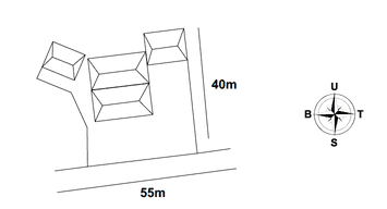 Denah Sewa Aset Sarana Olahraga, Kota Surabaya - Jl. Kutisari IX No. 30 - 