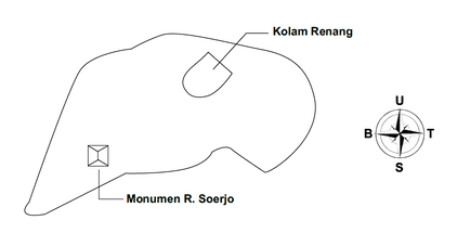Denah Sewa Aset Pemandian Air Panas Cangar- Jl. Brigjen Moh Manan, Kota Batu