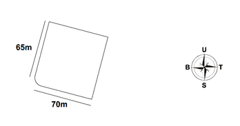 Denah Sewa Aset Ruang Terbuka Bekas kantor UPT Rehabilitasi Anak Nakal dan Korban Narkoba Kota Surabaya - Jl. Dukuh Kupang Timur XII A No. 1 - 