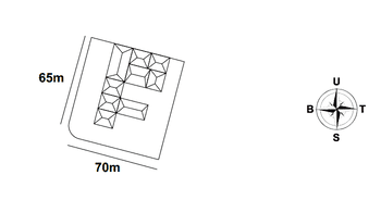 Denah Sewa Aset Perkantoran Penginapan Remaja I, Kota Surabaya - Jl. Dukuh Kupang XXV No. 52 -