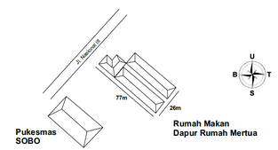 Denah Sewa Aset Perkantoran Rumah Dinas PU Sumber Daya Air Banyuwangi, Kab. Banyuwangi - Jl. Adi Sucipto No.135 A 
