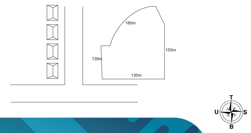 Denah Sewa Aset Tanah Kosong Jl. Grajagan Banyuwangi