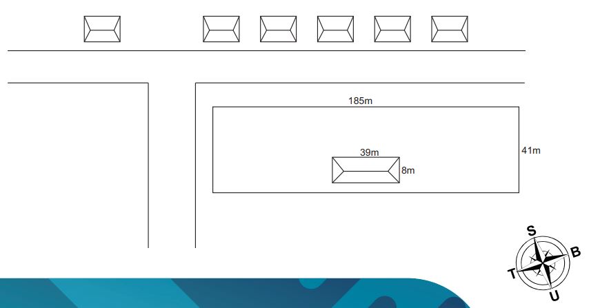 Denah Sewa Aset Lahan Kosong Jl. Raya Sumorame Candi Kab. Sidoarjo