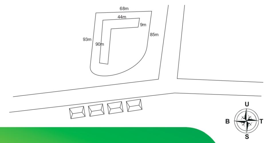 Denah Sewa Aset Perniagaan Jalan Raya Maospati, Kab. Magetan