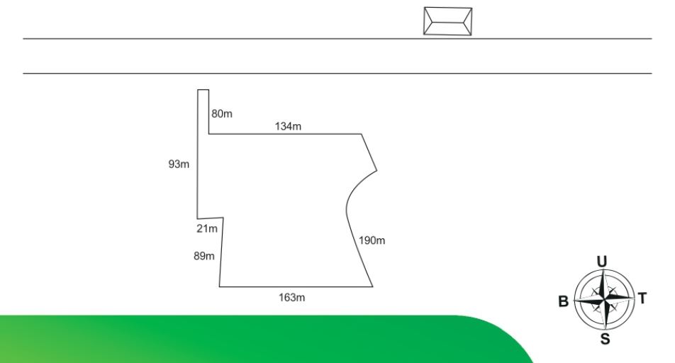 Denah Sewa Aset Tanah Kosong Kelurahan Condro, Pasiran Kab. Lumajang